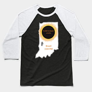 Total Eclipse Indiana 2024 - Clay County Baseball T-Shirt